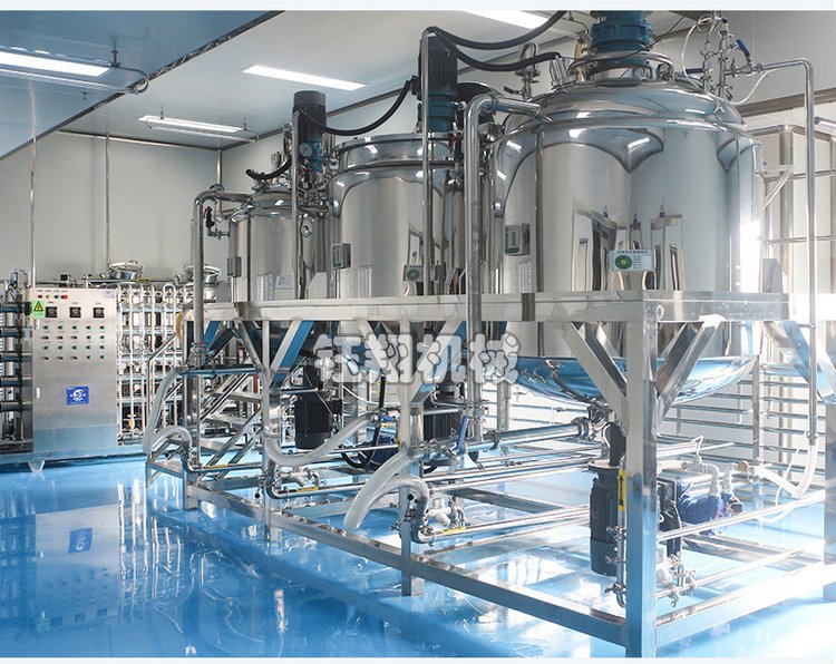 化妆品真空乳化机生产线 专业膏体乳化设备与钰翔机械的行业优势